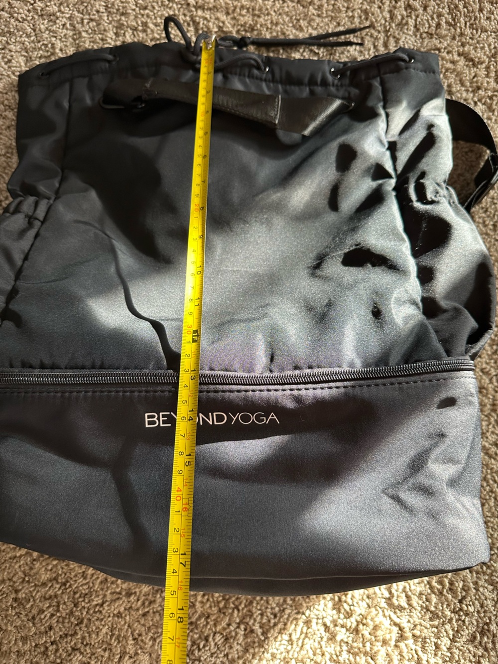 Beyond Yoga Black Convertible Gym Bag - Picture 7 of 10